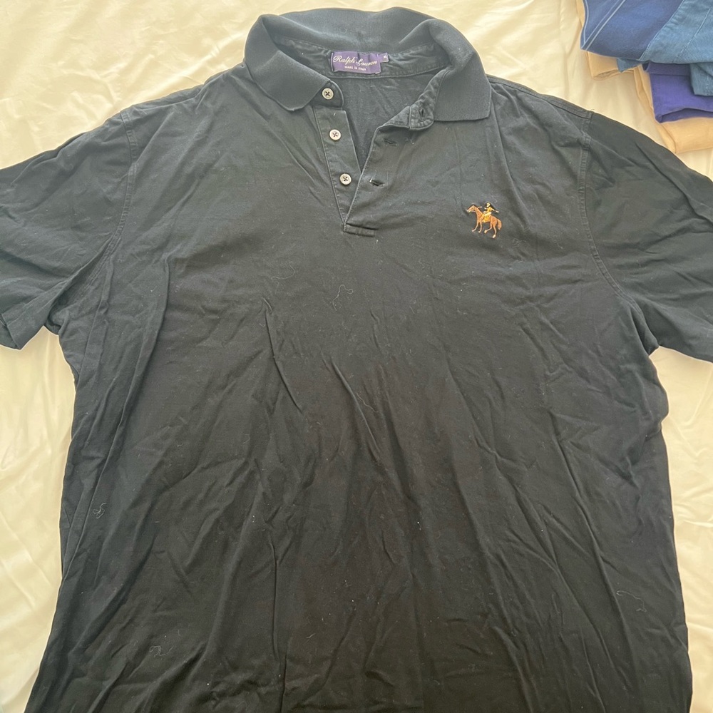 Ralph Lauren Men Black Polo Shirt
